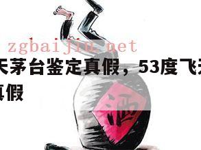 53度飞天茅台鉴定真假，53度飞天茅台怎么鉴别真假