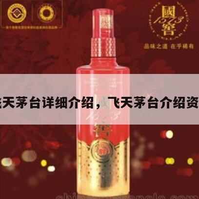 飞天茅台详细介绍，飞天茅台介绍资料