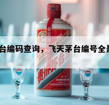 飞天茅台编码查询，飞天茅台编号全是0值钱吗
