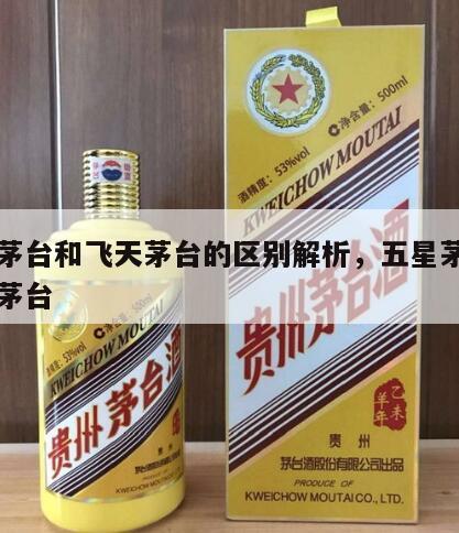 五星茅台和飞天茅台的区别解析，五星茅台与飞天茅台