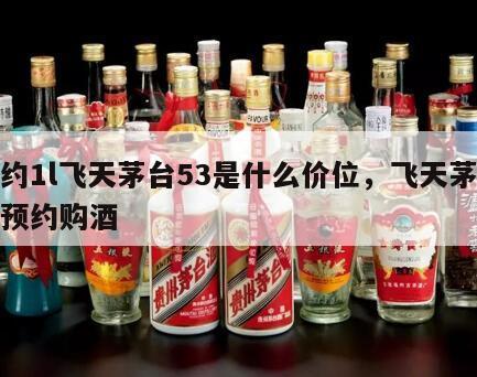 预约1l飞天茅台53是什么价位，飞天茅台酒预约购酒