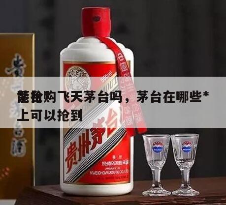 茅台*
能抢购飞天茅台吗，茅台在哪些*
上可以抢到