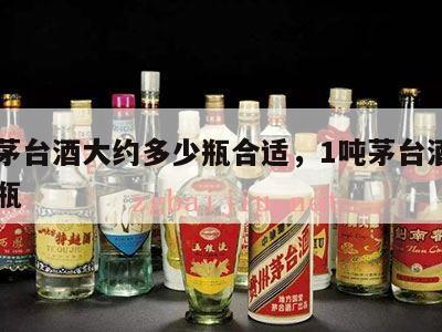 一吨茅台酒大约多少瓶合适，1吨茅台酒等于多少瓶