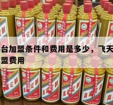 飞天茅台加盟条件和费用是多少，飞天茅台专卖店加盟费用