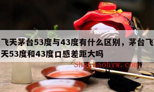 飞天茅台53度与43度有什么区别，茅台飞天53度和43度口感差距大吗
