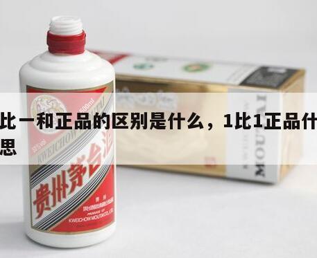 一比一和正品的区别是什么，1比1正品什么意思