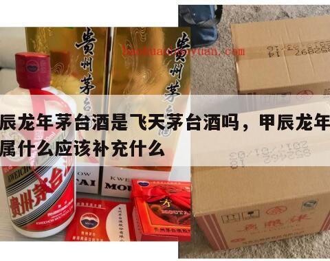 甲辰龙年茅台酒是飞天茅台酒吗，甲辰龙年五行属什么应该补充什么