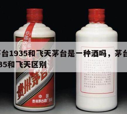 茅台1935和飞天茅台是一种酒吗，茅台1935和飞天区别