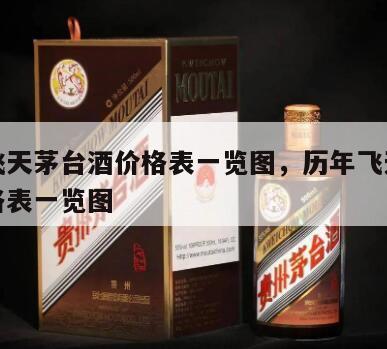 历年飞天茅台酒价格表一览图，历年飞天茅台酒价格表一览图