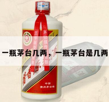 一瓶茅台几两，一瓶茅台是几两