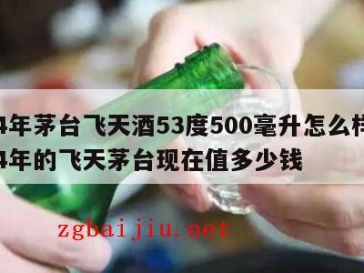 04年茅台飞天酒53度500毫升怎么样，04年的飞天茅台现在值多少钱