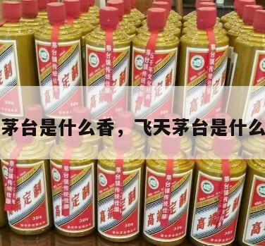 飞天茅台是什么香，飞天茅台是什么香味