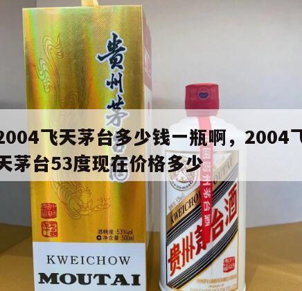 2004飞天茅台多少钱一瓶啊，2004飞天茅台53度现在价格多少