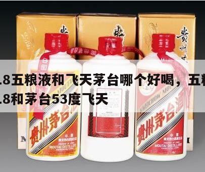 1618五粮液和飞天茅台哪个好喝，五粮液1618和茅台53度飞天