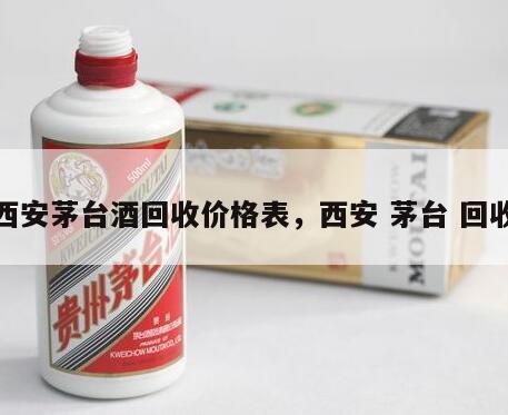 西安茅台酒回收价格表，西安 茅台 回收