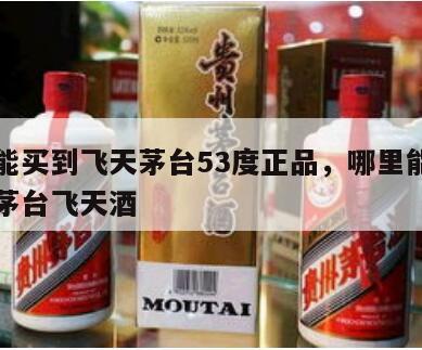 哪里能买到飞天茅台53度正品，哪里能买到正品茅台飞天酒