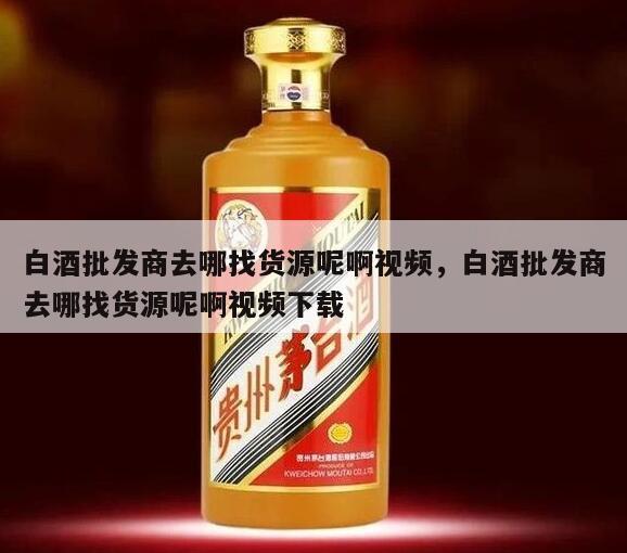 白酒批发商去哪找货源呢啊视频，白酒批发商去哪找货源呢啊视频下载
