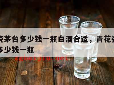 青花瓷茅台多少钱一瓶白酒合适，青花瓷贵州茅台多少钱一瓶