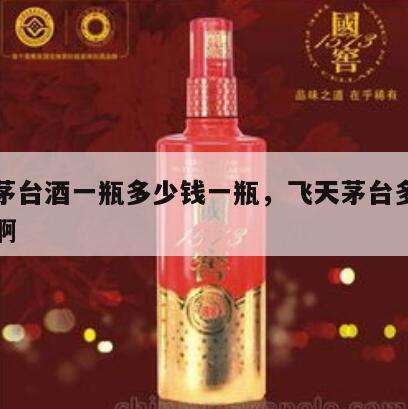 飞天茅台酒一瓶多少钱一瓶，飞天茅台多少钱一瓶啊