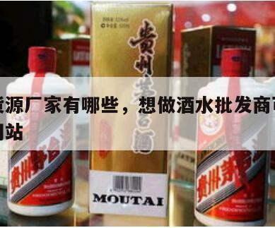 酒水货源厂家有哪些，想做酒水批发商可以去哪个网站