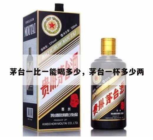 茅台一比一能喝多少，茅台一杯多少两