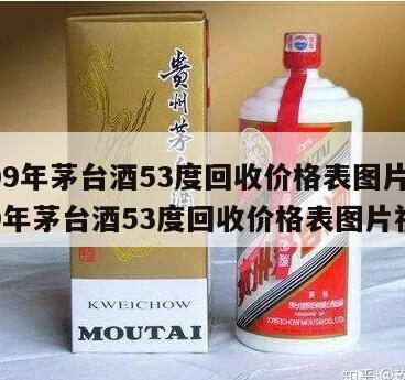 2009年茅台酒53度回收价格表图片，2009年茅台酒53度回收价格表图片视频