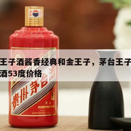 茅台王子酒酱香经典和金王子，茅台王子酱香经典酒53度价格