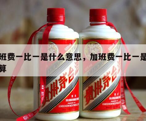 加班费一比一是什么意思，加班费一比一是怎么算