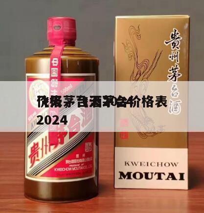 飞天茅台酒2024
价格，飞天茅台价格表2024

