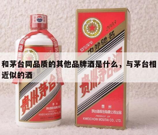 和茅台同品质的其他品牌酒是什么，与茅台相近似的酒
