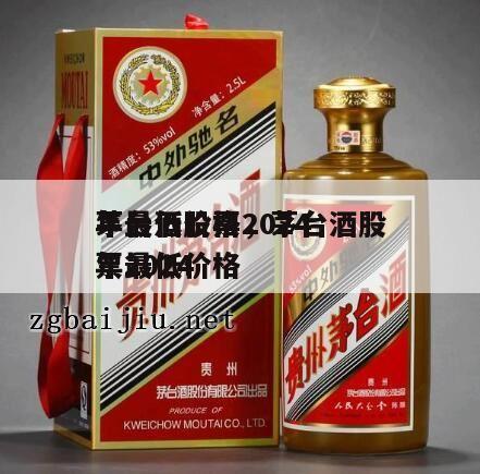 茅台酒股票2024
年最低价格，茅台酒股票2024
年最低价格