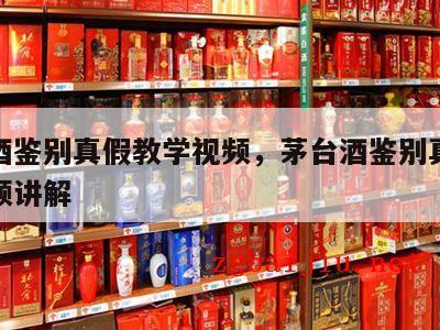 茅台酒鉴别真假教学视频，茅台酒鉴别真假教学视频讲解