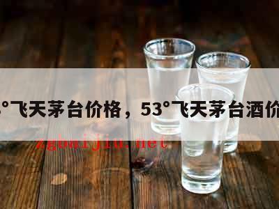38°飞天茅台价格，53°飞天茅台酒价格