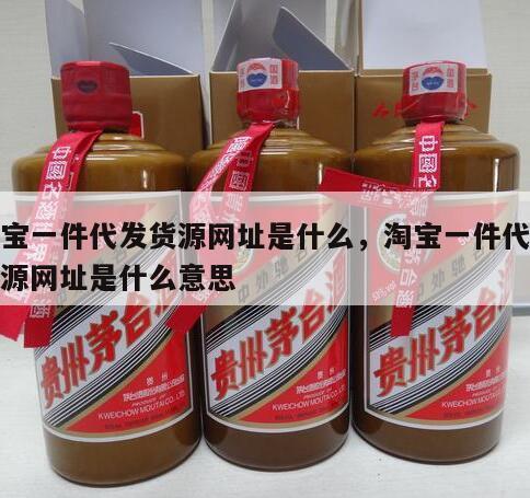 淘宝一件代发货源网址是什么，淘宝一件代发货源网址是什么意思