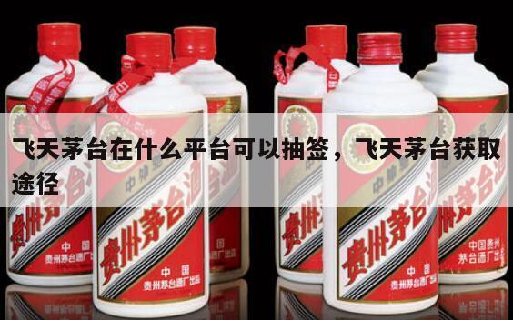 飞天茅台在什么平台可以抽签，飞天茅台获取途径