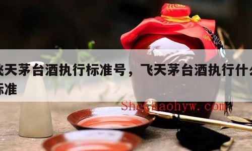 飞天茅台酒执行标准号，飞天茅台酒执行什么标准