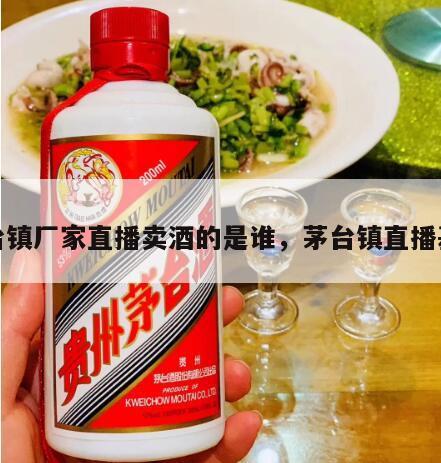 茅台镇厂家直播卖酒的是谁，茅台镇直播基地