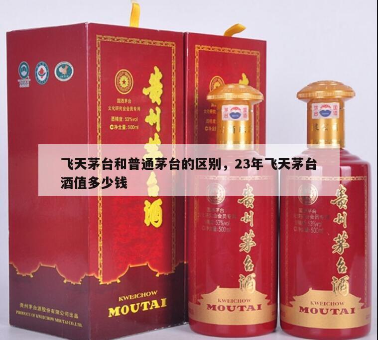 飞天茅台和普通茅台的区别，23年飞天茅台酒值多少钱