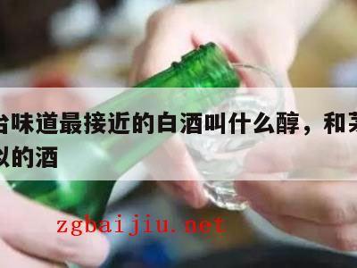 和茅台味道最接近的白酒叫什么醇，和茅台味道相似的酒