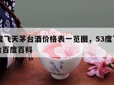 53度飞天茅台酒价格表一览图，53度飞天茅台百度百科
