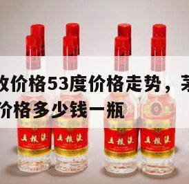 茅台酒回收价格53度价格走势，茅台酒回收价格53度价格多少钱一瓶