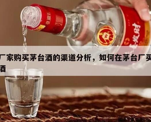 厂家购买茅台酒的渠道分析，如何在茅台厂买酒