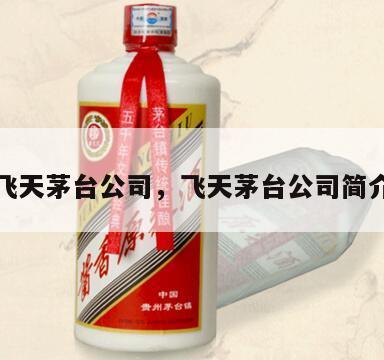 飞天茅台公司，飞天茅台公司简介