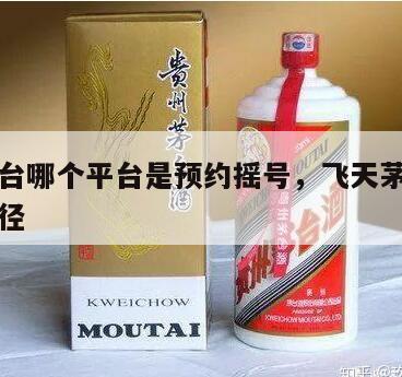 飞天茅台哪个平台是预约摇号，飞天茅台预约购买途径