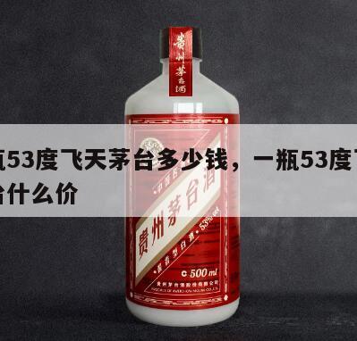 一瓶53度飞天茅台多少钱，一瓶53度飞天茅台什么价