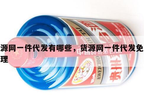 货源网一件代发有哪些，货源网一件代发免费代理