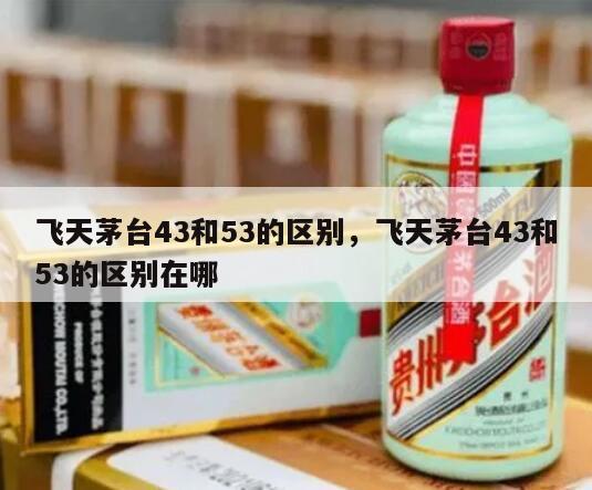 飞天茅台43和53的区别，飞天茅台43和53的区别在哪