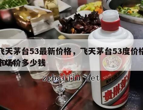 飞天茅台53最新价格，飞天茅台53度价格2024
市场价多少钱