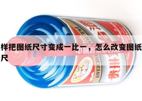 怎样把图纸尺寸变成一比一，怎么改变图纸比例尺